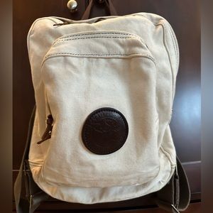 Duluth Pack small standard backpack. White.